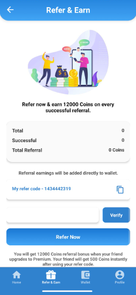 Refer & earn